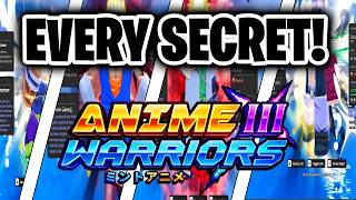 I Collected EVERY SECRET in Anime Warriors 3!