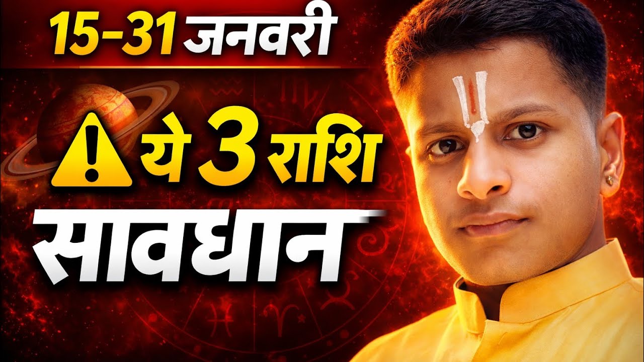 15–31 जनवरी ⚠️ ये 3 राशि सावधान | बड़ा बदलाव” 