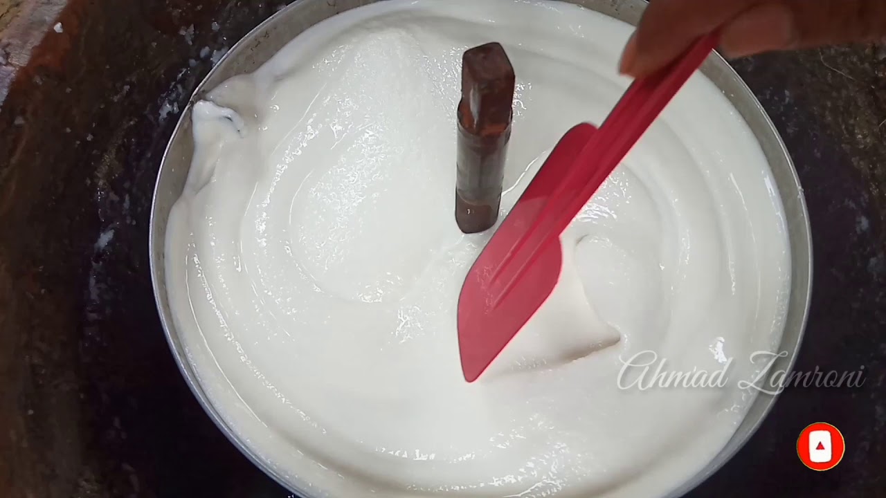 Resep es krim puter rasa durian - lembut