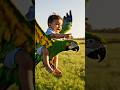 "Poor Baby Saves Parrot 🐦❤️ Heart Touching Story"#ai #baby #shorts