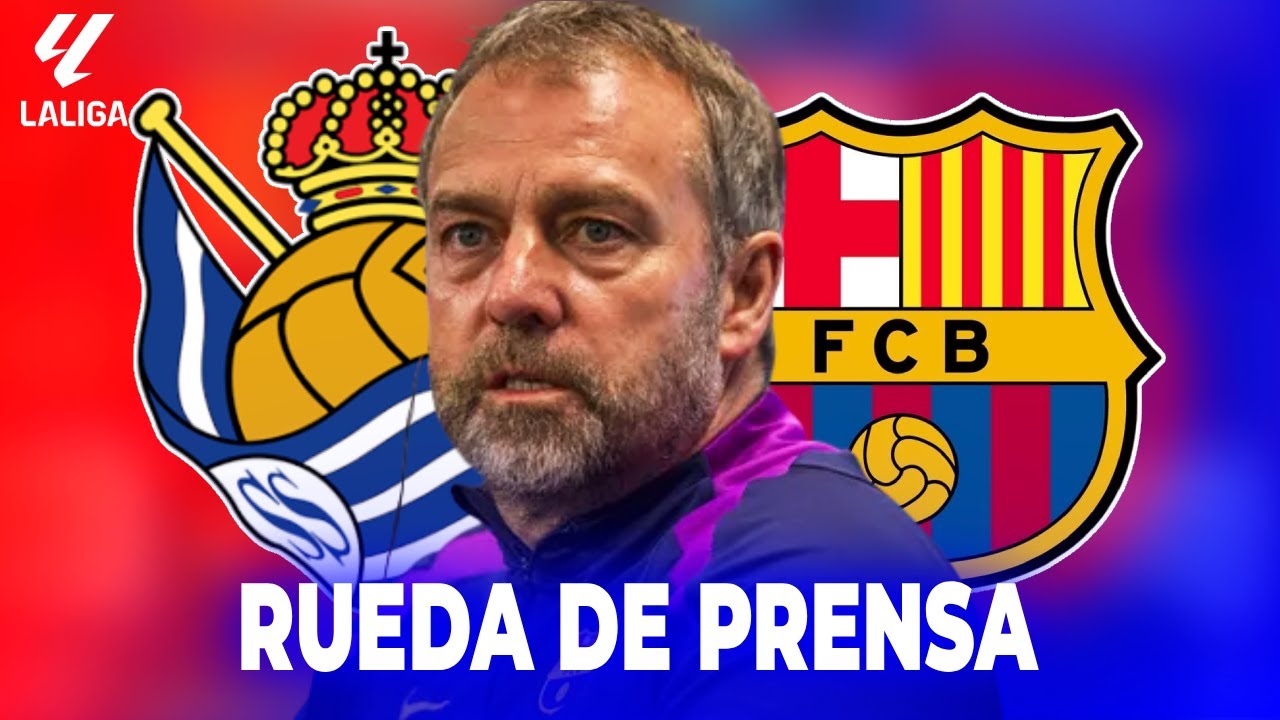 Hansi Flick Rueda De Prensa | Real Sociedad x Barcelona - La liga 25/26