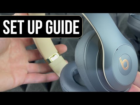 Beats Studio3 Wireless Over-Ear Headphones Set Up Manual Guide 2022