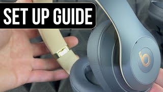 Beats Studio3 Wireless Over-Ear Headphones Set Up Manual Guide 2022