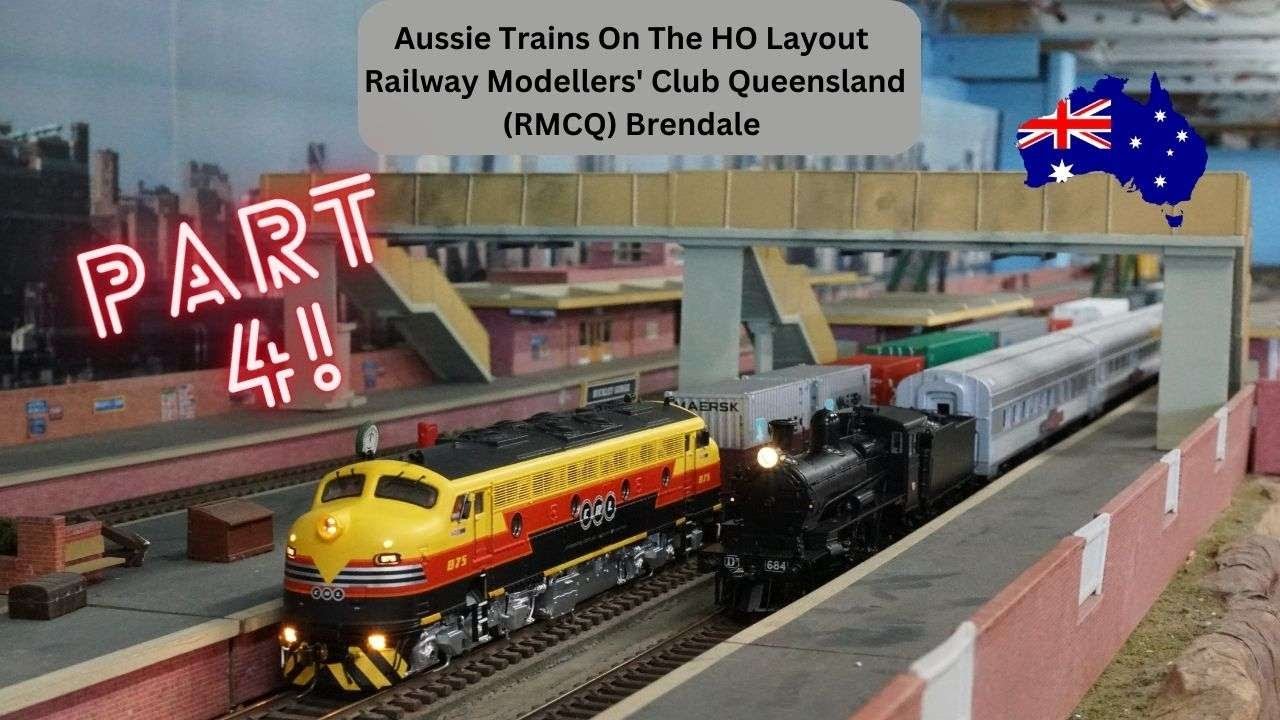Aussie Trains on the HO Layout RMCQ Brendale Part 4 YouTube