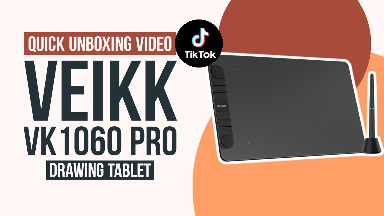 VEIKK VK1060 PRO Drawing Tablet | Quick Unboxing (TikTok Video)
