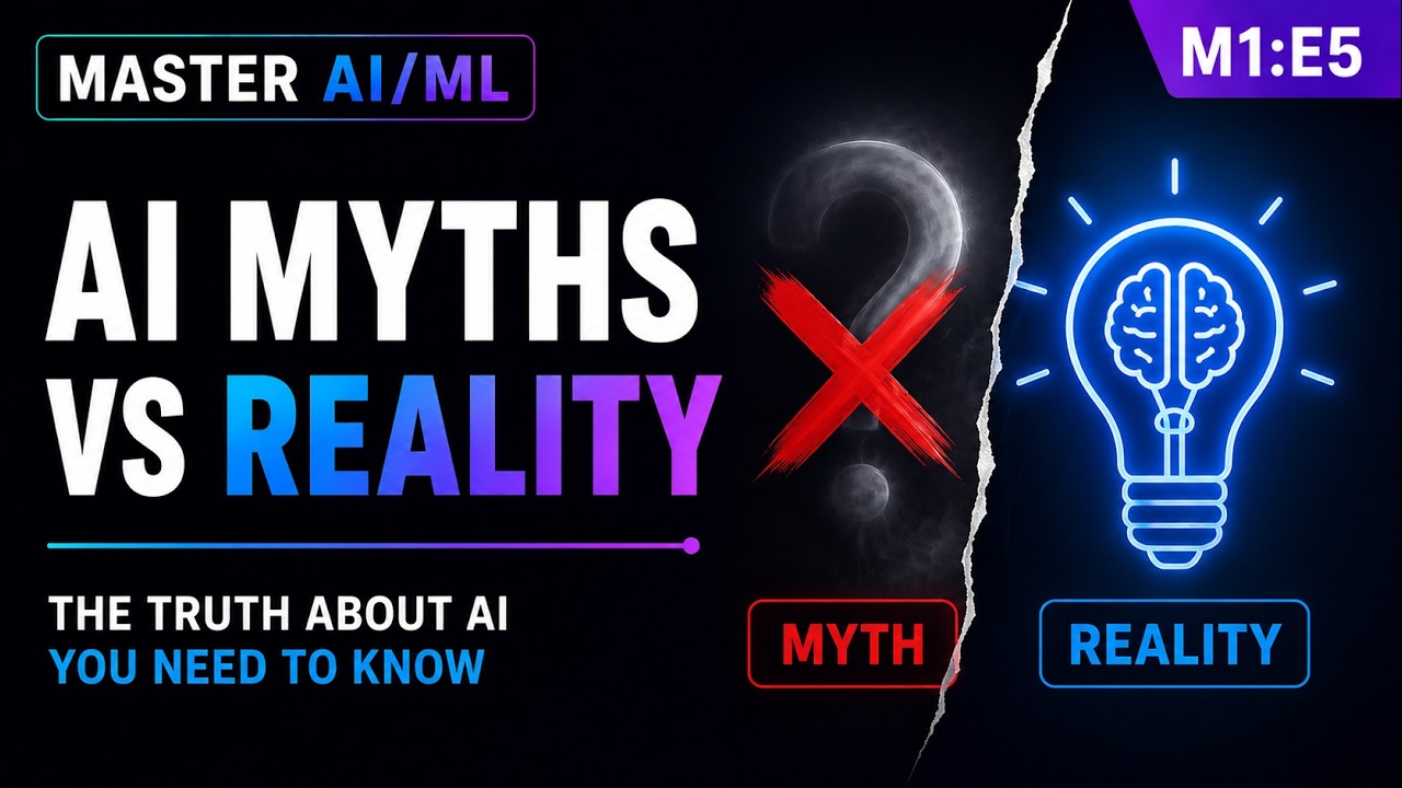 AI Myths vs. Reality — What AI Can't Actually Do (Live Demo) | Master AI & ML Ep 05