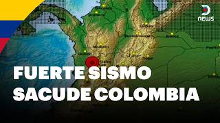 🚨 Fuerte sismo de magnitud 7,4 sacude Colombia: se sintió en Bogotá, Medellín y Cali | DNews