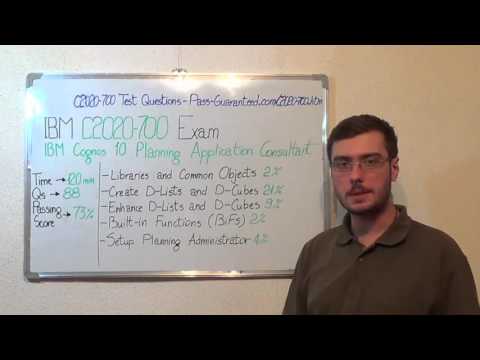 C2020-700 – IBM Exam Cognos 10 Planning Test Application Questions