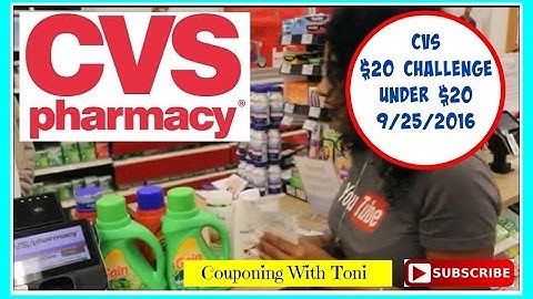 CVS $20 Challenge 9/25/16 | New Couponers Can Start Here
