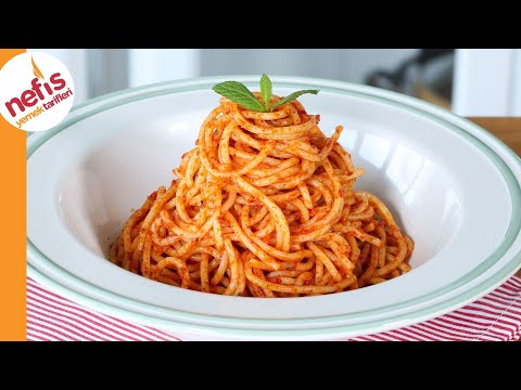 Anne Usulü Salçalı Spagetti Tarifi 😍