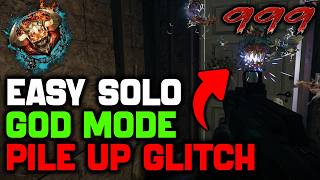 Easy Solo God Mode Pile Up Glitch Unlimited Xp Glitchcamo Glitch After Patch Bo7 Zombies