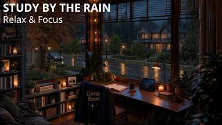 Cozy Suburban Rain Study Room 🌧️ Thunder for Focus, Study & Relaxation screenshot 4