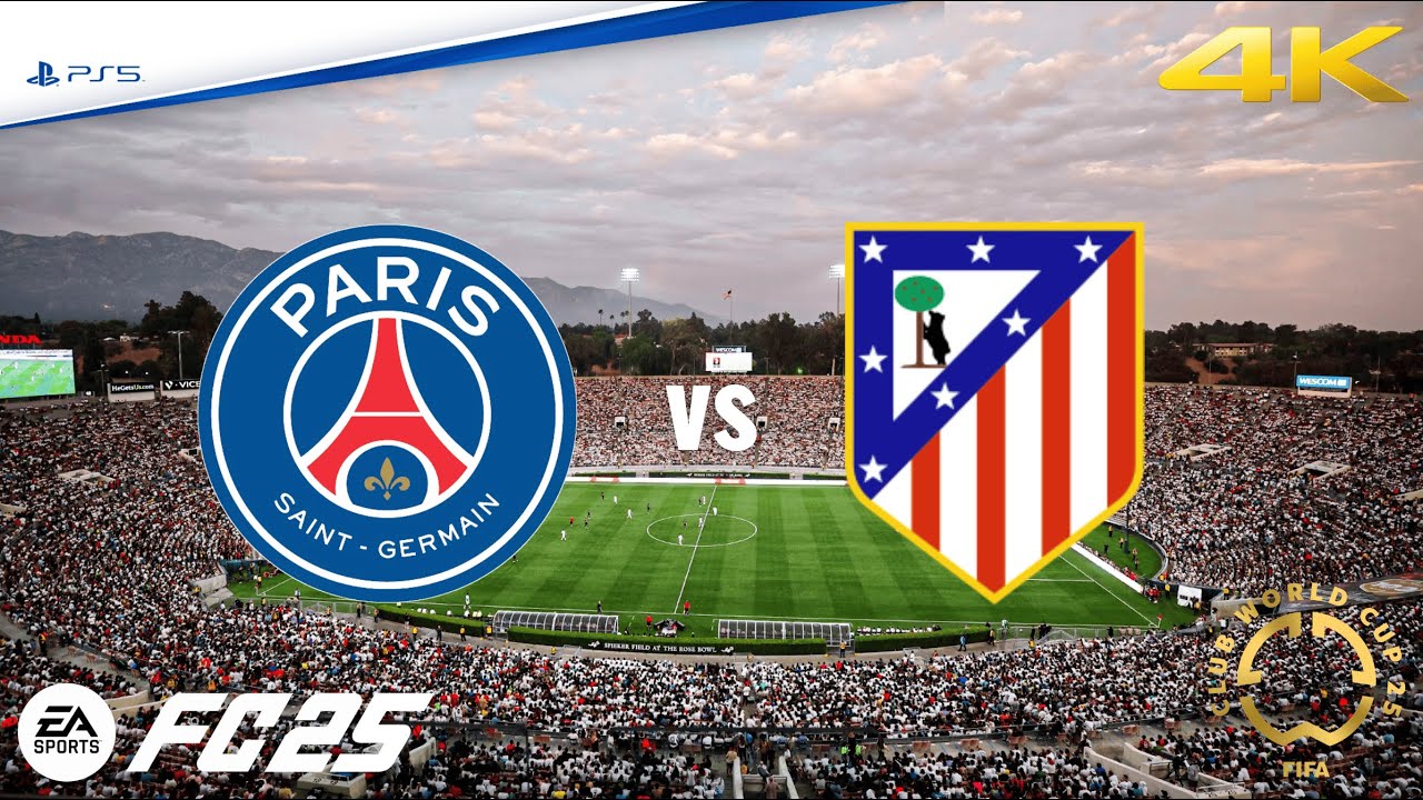 PSG vs Atlético de Madrid | UEFA Club World Cup | EA FC 25 | PS5 4K HD ...