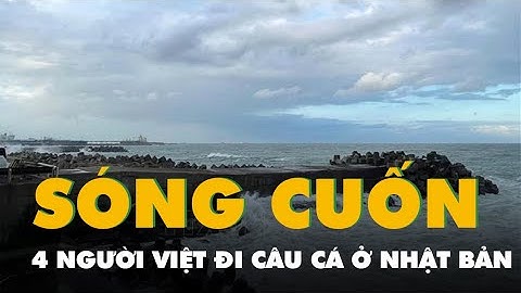 4 người Việt bị sóng cuốn khi đi câu cá ở Nhật Bản, còn 2 người mất tích