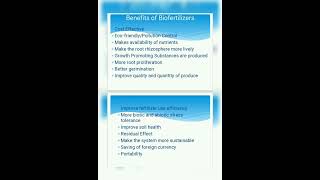 #advantages of #biofertilizer 👆👍#agriculture