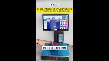 ZK scale AI recognition electronic weighing scale