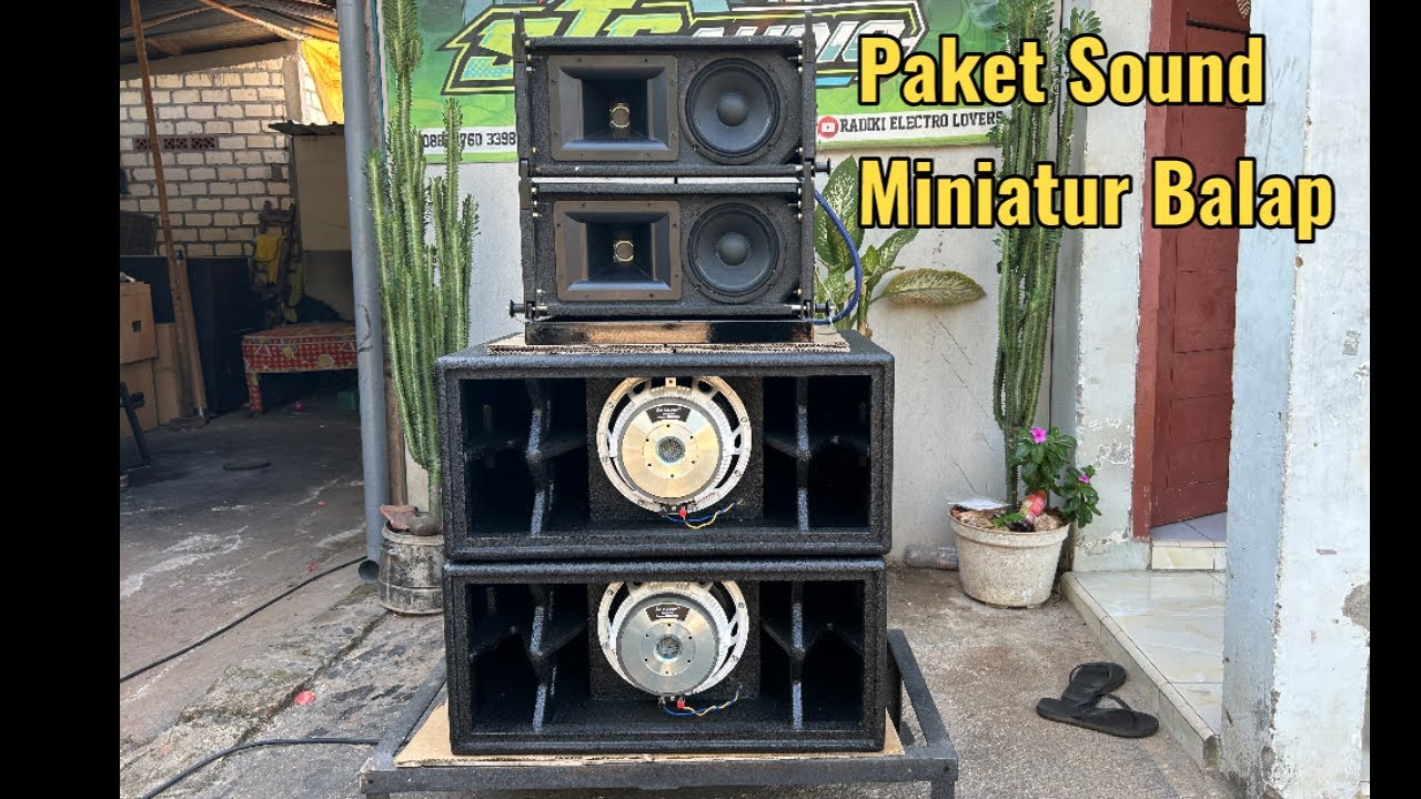 PAKET SOUND SPESIAL MINIATUR BALAP HARGA 7 JUTA FULLSET SIAP PAKAI