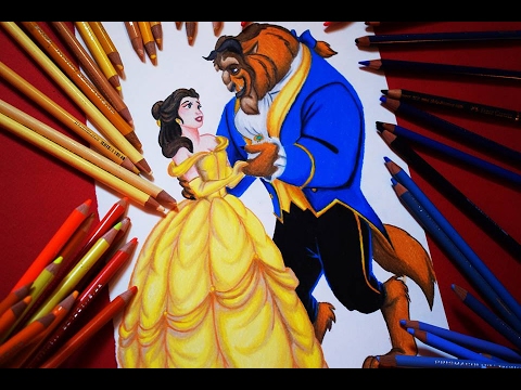 Beauty and the Beast (Disney 1991) - Speed Drawing @AggelikhXiarxh