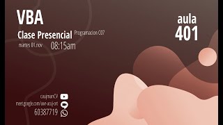 vba - estructura secuencial (01nov)
