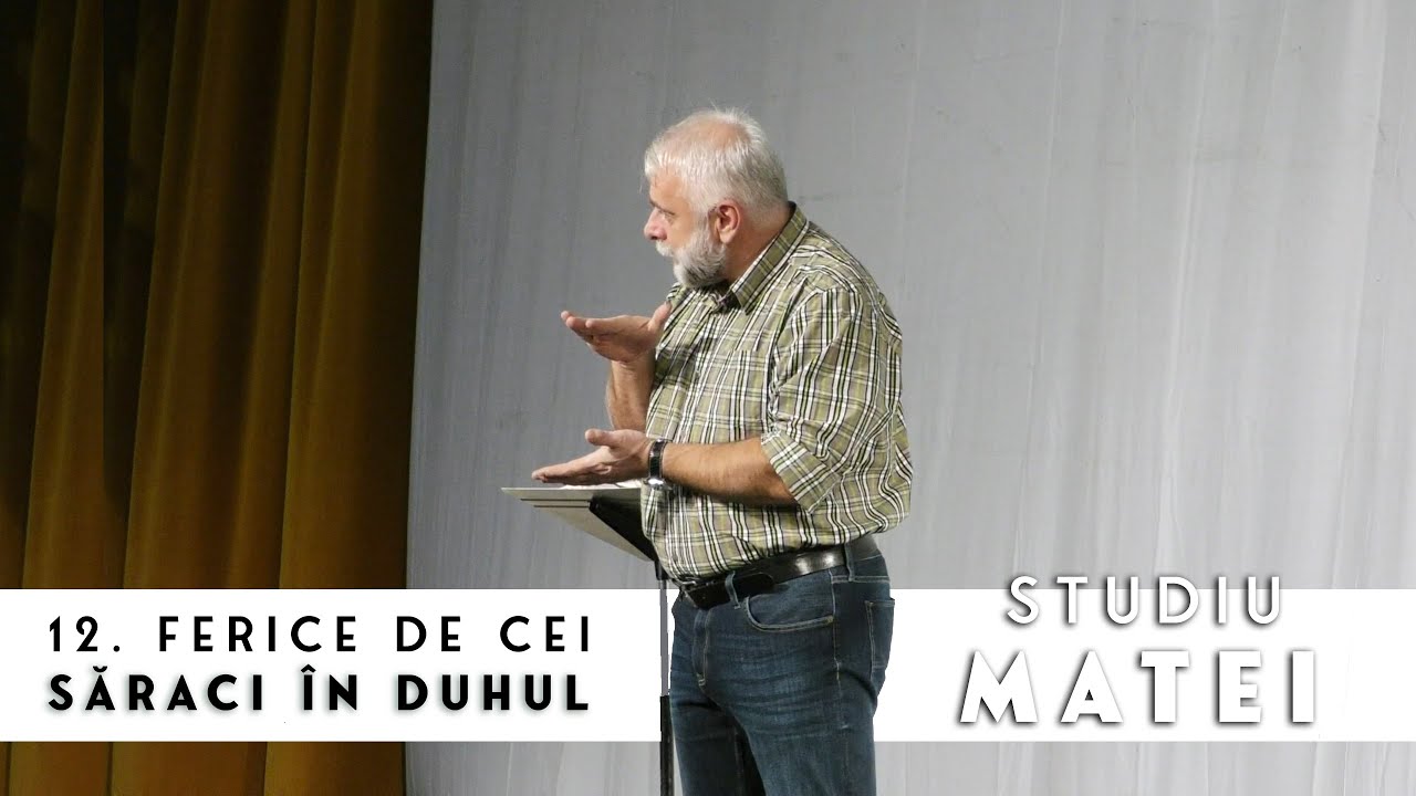 Vladimir Pustan | MATEI | 12. Ferice de cei săraci în duhul | Cireșarii TV | 10-martie-2021