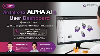 Ackuretta Webinar: What's New An intro to ALPHA AI & User Dashboard - 2