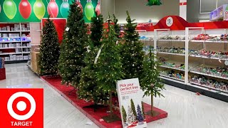 TARGET CHRISTMAS DECORATIONS CHRISTMAS TREES ORNAMENTS SHOP WITH ME SHOPPING STORE WALK THROUGH