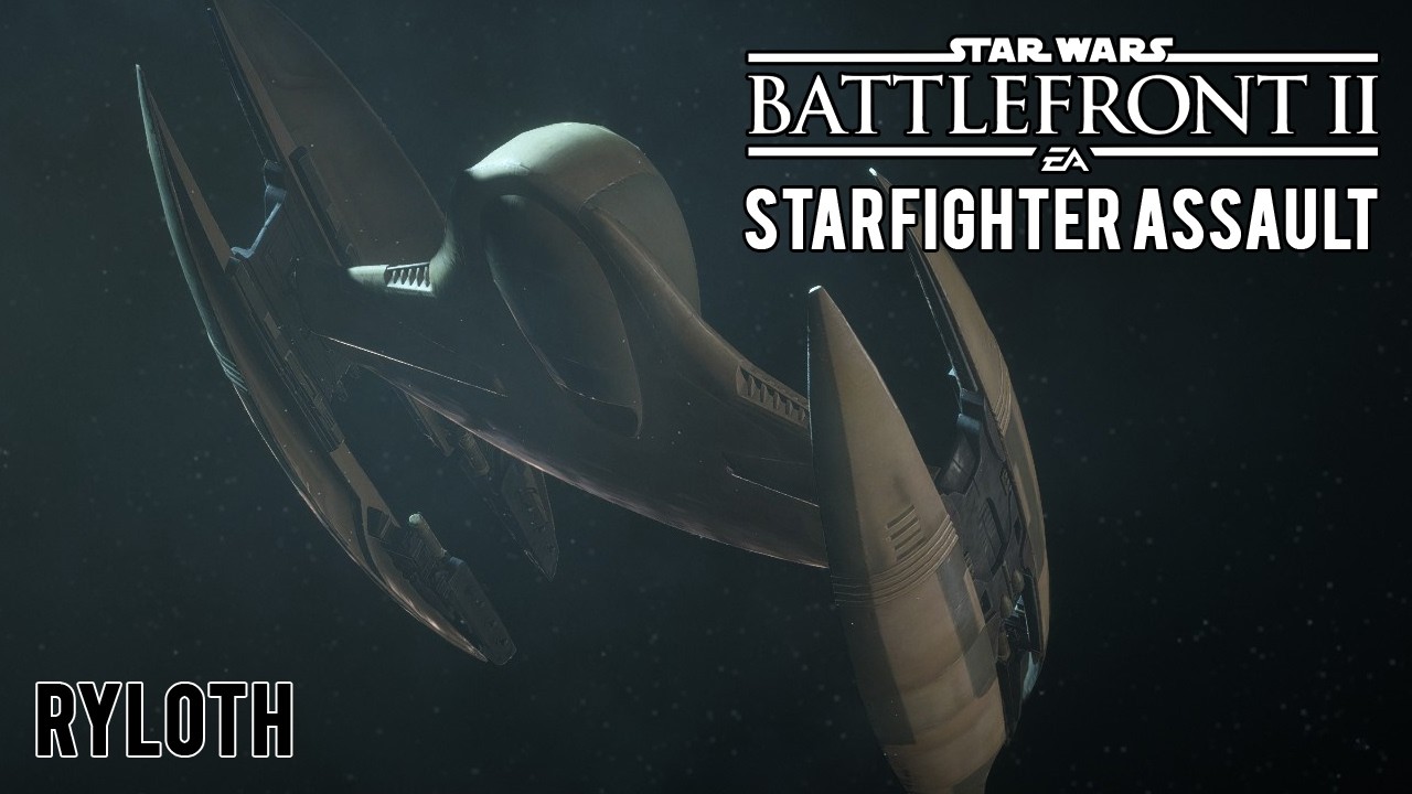Star Wars Battlefront II: Starfighter Assault (PS4) no commentary - RYLOTH Vulture Droid