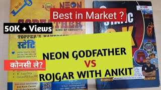 Best Static GK book Comparison | Neon Godfather static GK VS Rojgar with Ankit GK Book 📕