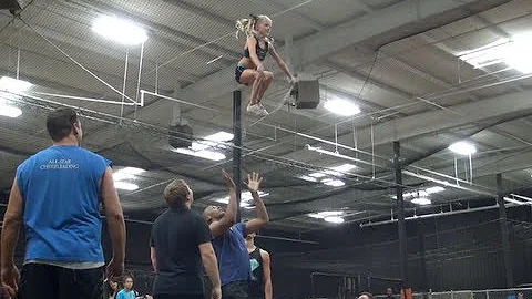 ALL STAR CHEERLEADING JUMP ROPE STUNT SEQUENCE by ...