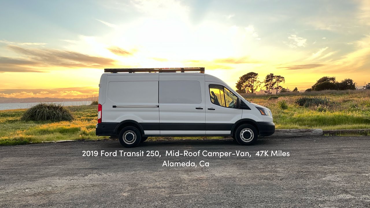 Medium Roof 2019 Ford Transit Cargo Van High Roof Camper Van For