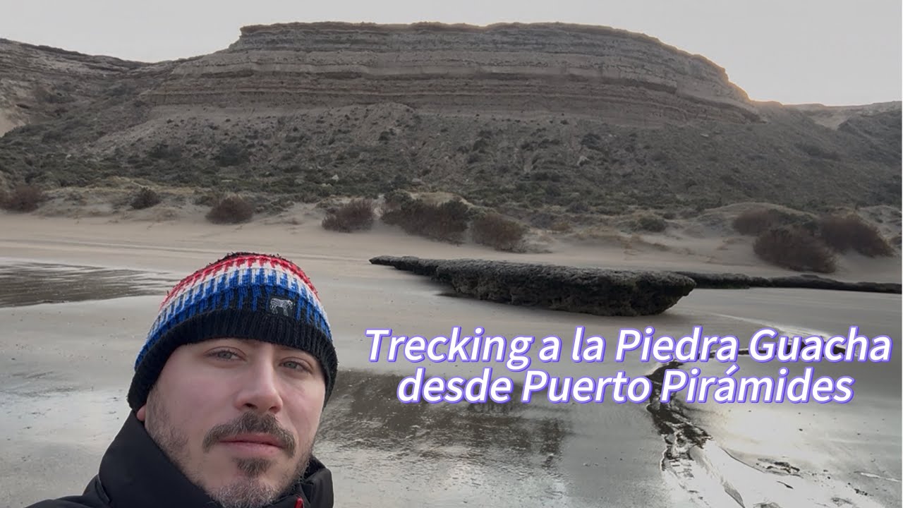 Trecking a la Piedra Guacha. Puerto Pirámides. Chubut. Patagonia Argentina.