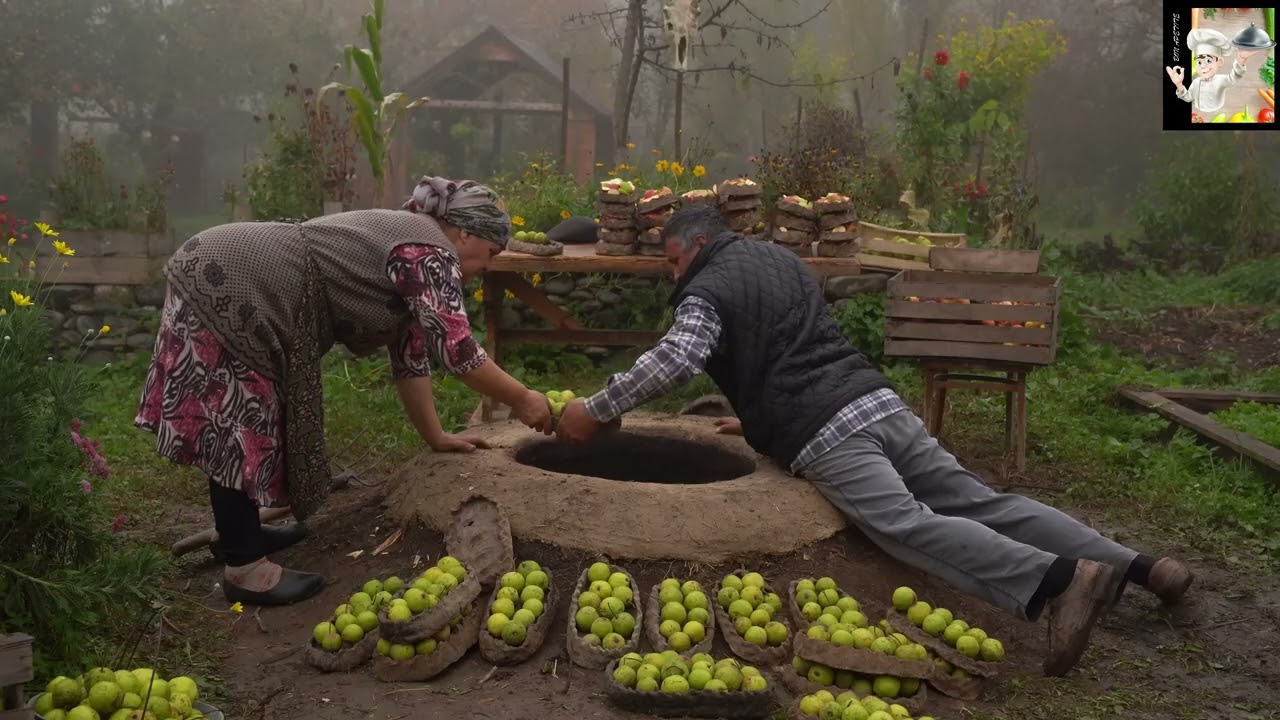 DELICIOUS FOOD FOR YOU - OLD METHOD OF DRYING FRUIT