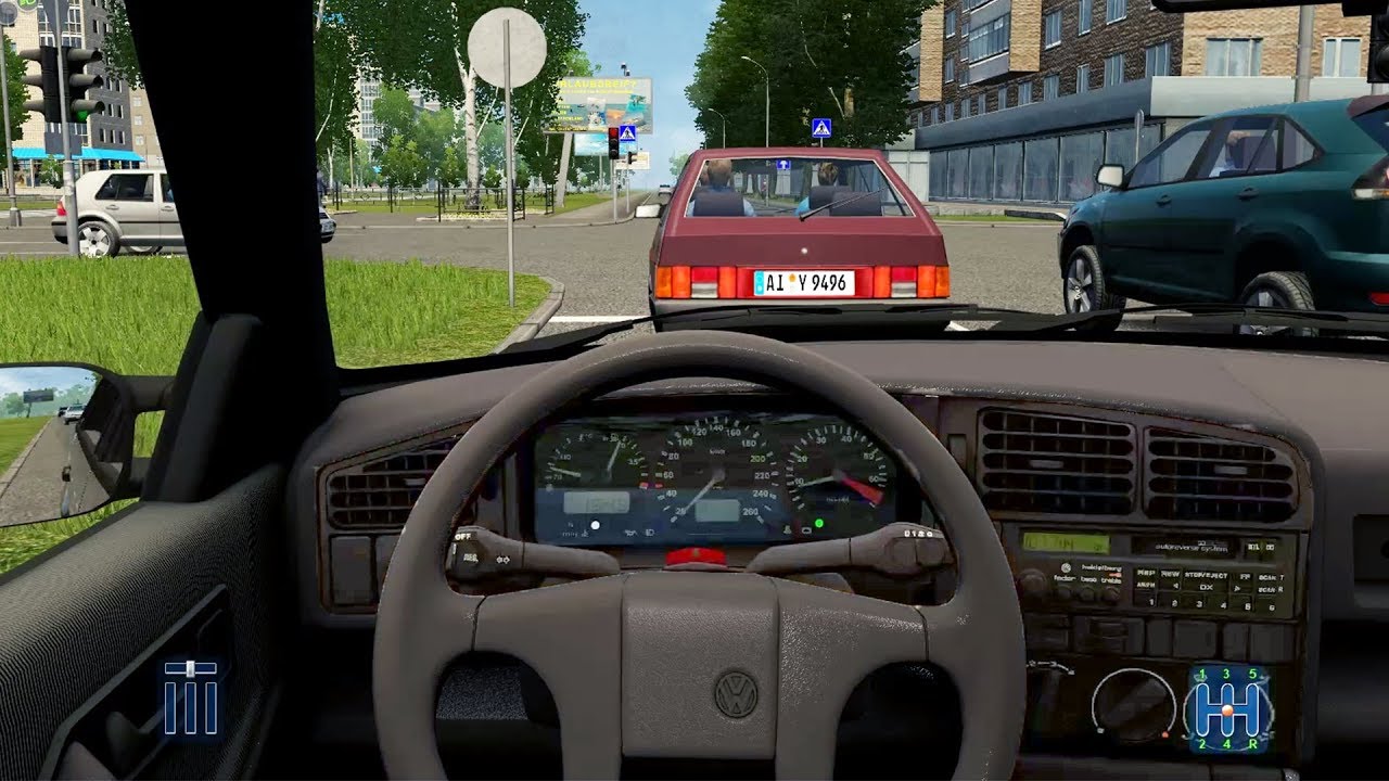 City car driving volkswagen City car driving volkswagen