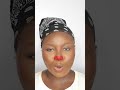 Black girl tries rudolph makeup  christmas makeup rudolph christmasmakeup