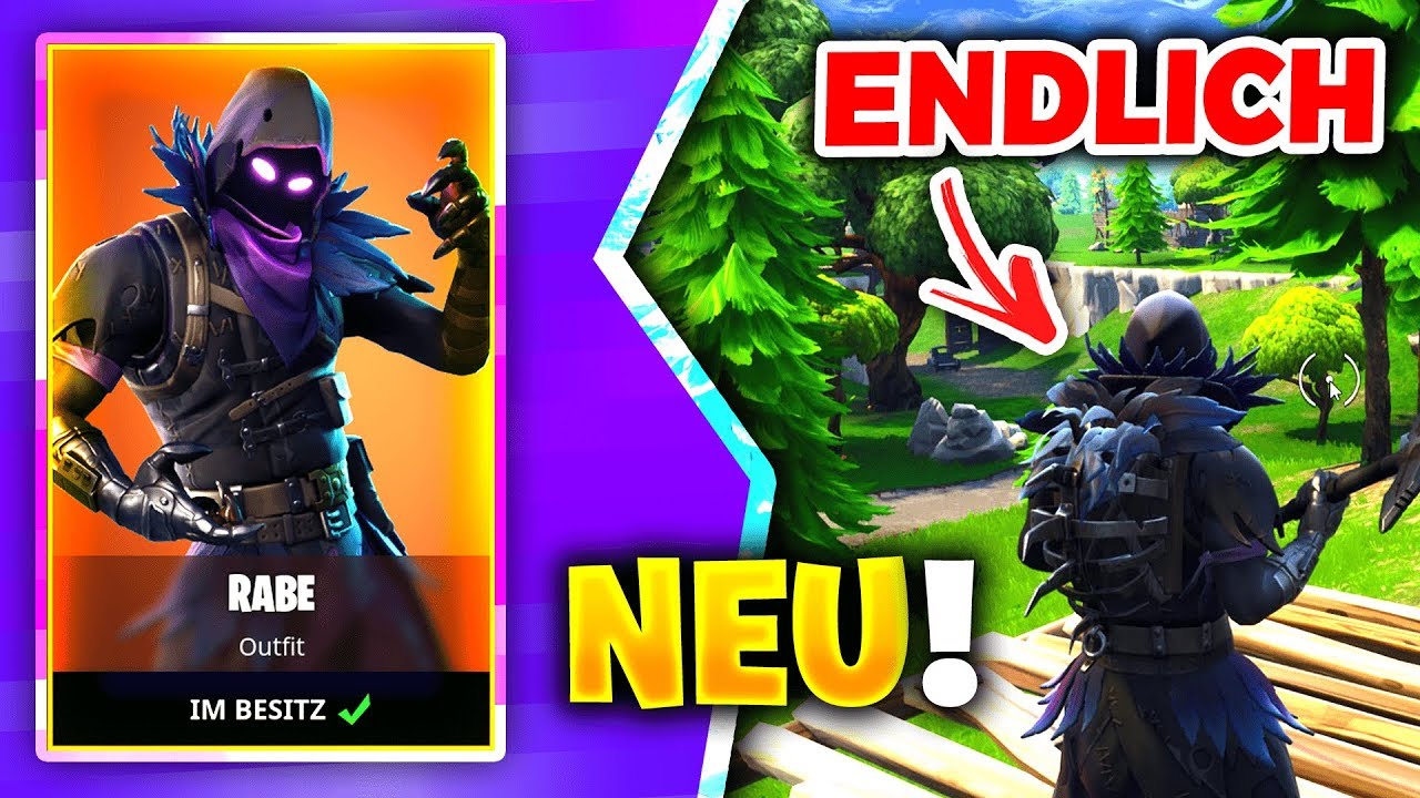 *NEU* RABEN SKIN IST DA + ERSTES GAMEPLAY 😱 STREAMEN bis zum SHOP ...