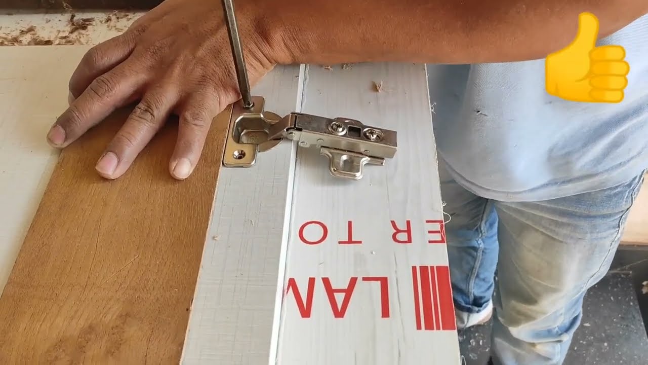 auto soft close L/W hinges/0 crank 110° open/fitting kaise kare