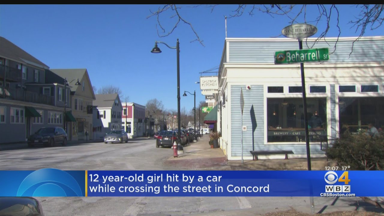 12-year-old girl hit by car in Concord while crossing street - YouTube