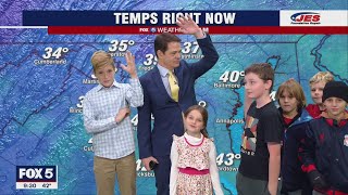 Students take over FOX 5 DC weather forecast!