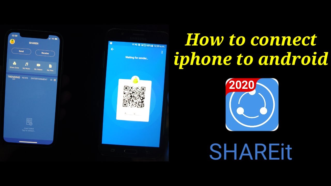 how to connect shareit iphone to android