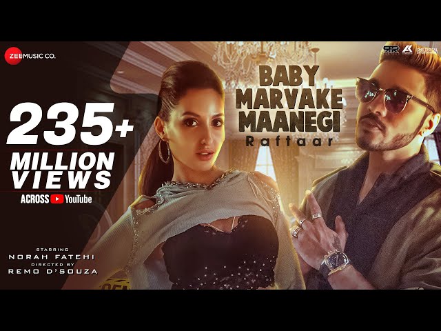 Raftaar x Nora Fatehi - Baby Marvake Maanegi | Remo D'souza | Hot Dance  Song - YouTube