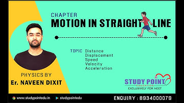 Motion in straight line By Er. Naveen Dixit Sir