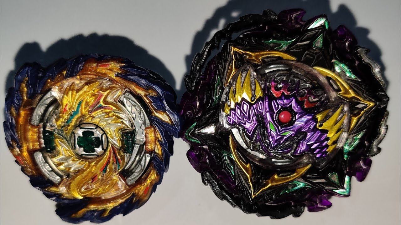 LUCIFER THE END VS MIRAGE FAFNIR - Beyblade Burst Sparking Super King ベイブレードバースト超王