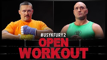 Oleksandr Usyk vs Tyson Fury 2 | OPEN WORKOUT