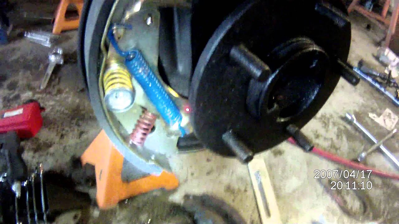 Rear Drum Brake Install 72 Firebird Part 12 YouTube