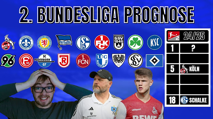 MEINE 2. BUNDESLIGA PROGNOSE Saison 2024/2025