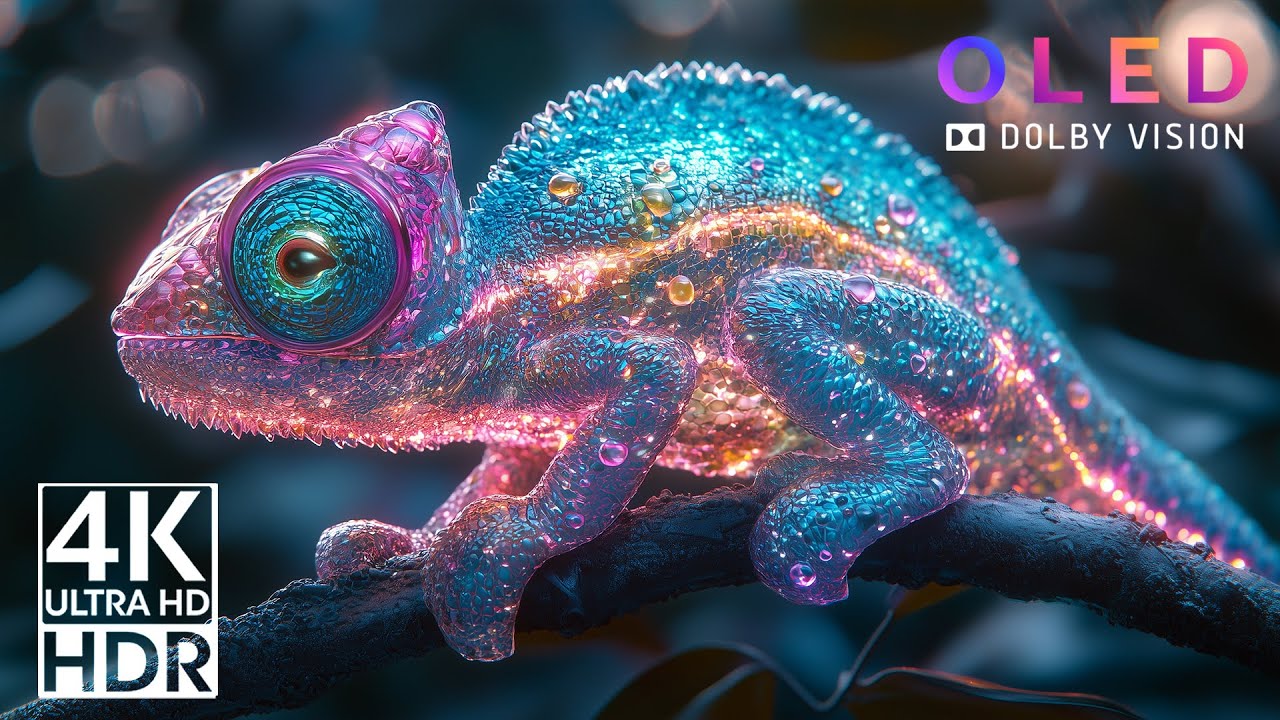 Mystic Violet VISUAL AMBIENCE | Dreamy Flow | 4K HDR 60fps Dolby Vision