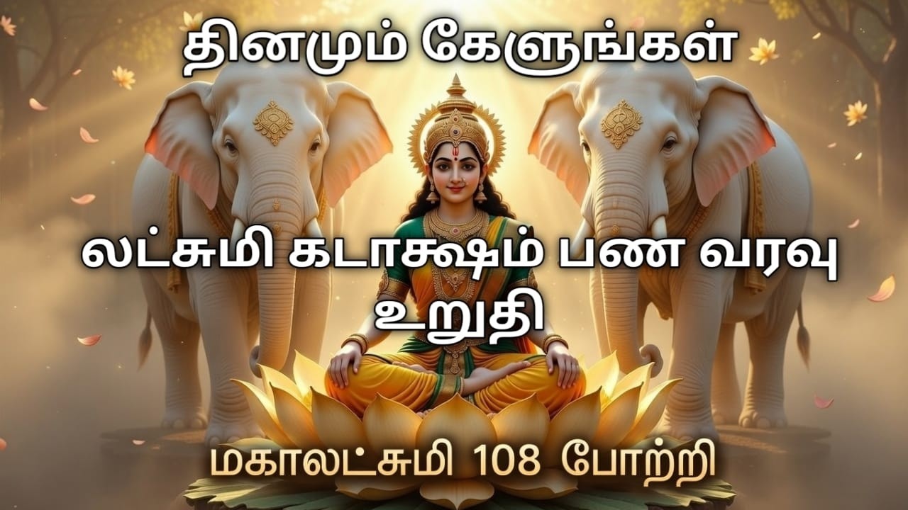 💰மகாலட்சுமி 108 போற்றி | Mahalakshmi 108 Potri for Wealth & Prosperity|பணவரவு அதிகரிக்க|Daily Prayer