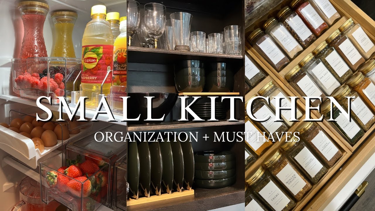 Small KITCHEN Home Must Haves | EASY KITCHEN DIY IDEAS! Amazon Budget Friendly & Pantry Organization