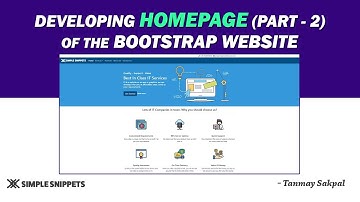 توسعه صفحه اصلی وب‌سایت بوت‌استرپ (بخش دوم) | آموزش - 11