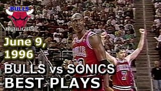 June 9, 1996 chicago bulls vs seattle supersonics game 3 best plays